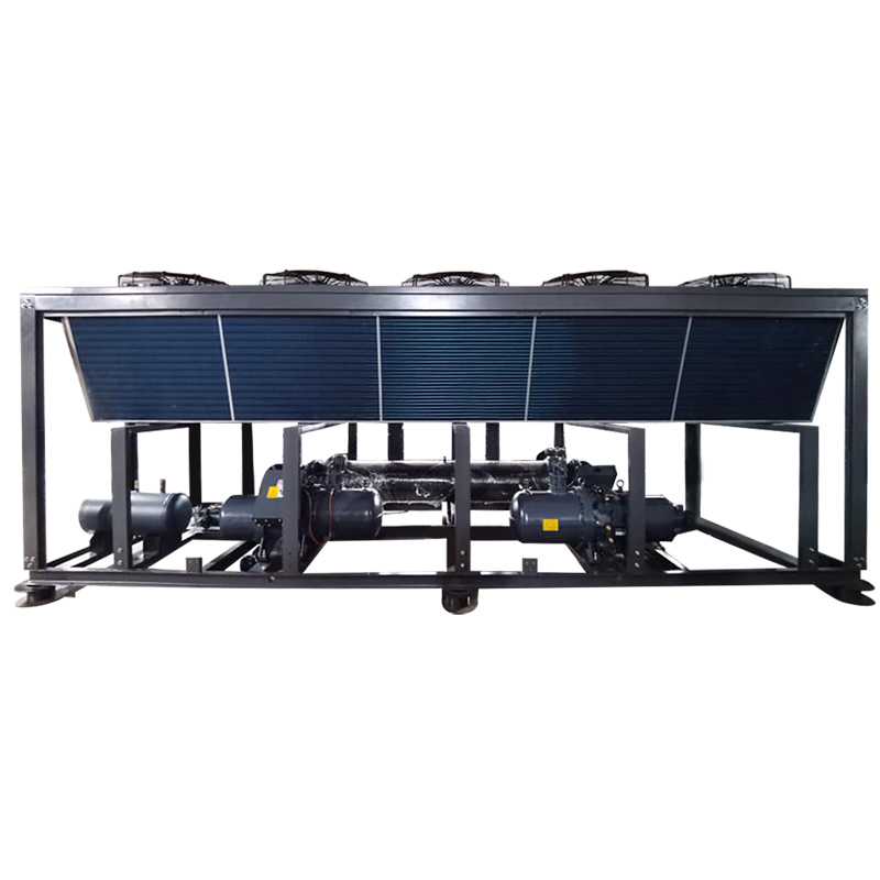 3PH-200V-50HZ 80HP vzduchem chlazený šroubový chladič