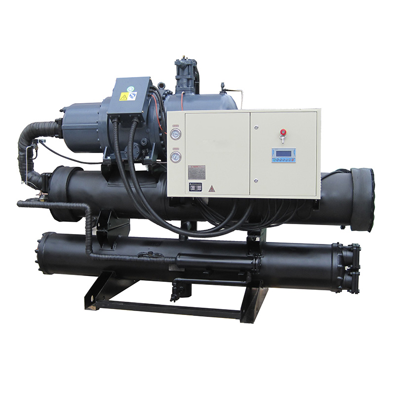 3PH-400V-50HZ 50HP Vodou chlazený šroubový chladič